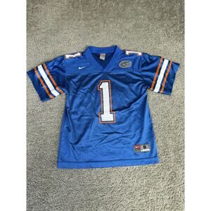 Florida Gators Jersey Boys Youth S Blue NCAA Football Nike #1 Mesh Vietnam